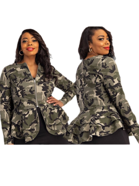 The Camo Zip Blazer