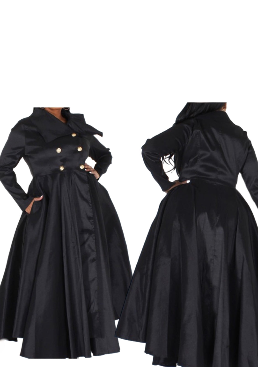 The First Lady Trench Dress Plus Size